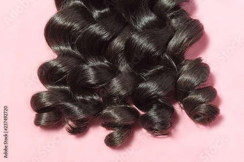 Loose Wavy Spiral Black Human Hair Weaves Extensions Bundles Buy