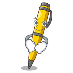 Sticker - Smirking pen can be used for mascot