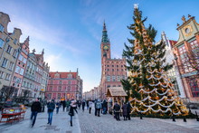 Gdansk Christmas Decoration Old Town