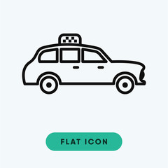 Wall Mural - Taxi  vector icon