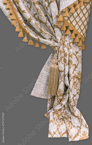 Fragment Double Sided Curtains Stitched From Tapestry Fabric The
