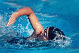 Fototapeta Łazienka - female swimmer