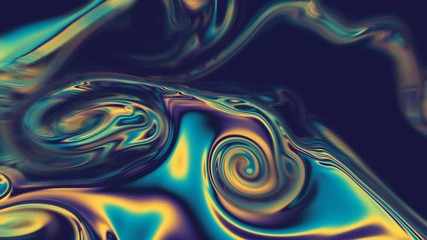 Wall Mural - Colorful artistic abstract painting background. Bright modern wavy texture.