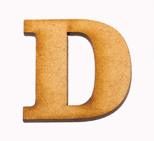 Letter D From Wood Ice-cream Free Stock Photo - Public Domain Pictures