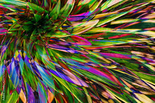 Hallucinogen Fluorescent Background From Plants Of Surreal Colors Abstract Illusion On Drink And Drug Theme Psychedelic Tropical Effect Of Cannabis Or Alcohol Lsd Effect Hemp Dope Stock Photo Adobe Stock