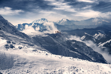 training of climbers on top