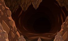A Dark Stone Cave