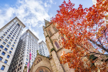 Trinity Episcopal Cathedral In Pittsburgh, Pennsylvania, USA