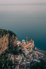 Wall Mural - View of Atrani, on the Amalfi Coast, in Campania, Italy