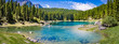 blue mountain lake panorama