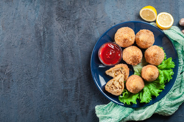 Sticker - Coxinha. Fried croquette with chicken