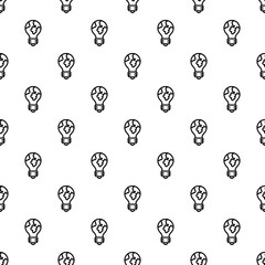 Poster - Global bulb pattern seamless vector repeat for any web design