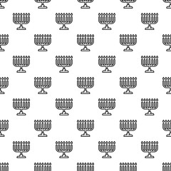 Poster - Menorah pattern seamless vector repeat for any web design