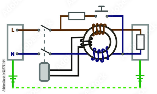 RCD Circuit Diagram - Buy this stock vector and explore ...