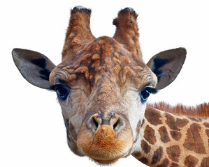 Giraffe head face