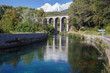 Old bridge in Fontaine de Vaucluse, Provence, France. Holidays in France.