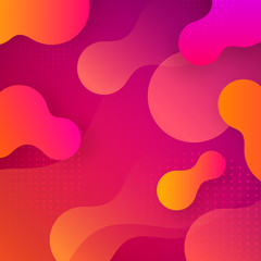 Aufkleber - Liquid dynamic background.