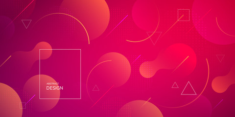 Aufkleber - Liquid dynamic background.