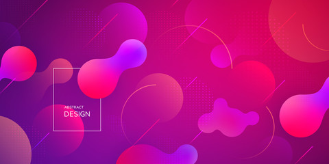Aufkleber - Liquid dynamic background.