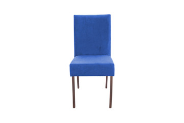 Color wood chair. Object isolated of background