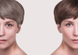 © Solarisys - Anti-aging, beauty treatment, aging and youth, lifting, skincare, plastic surgery concept.