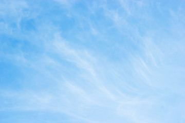 Wall Mural - fantastic soft white clouds against blue sky.