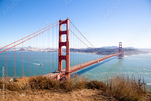 Fotografie, Obraz golden gate bridge san francisco california usa bay area