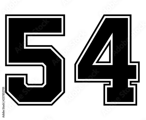 jersey number 54