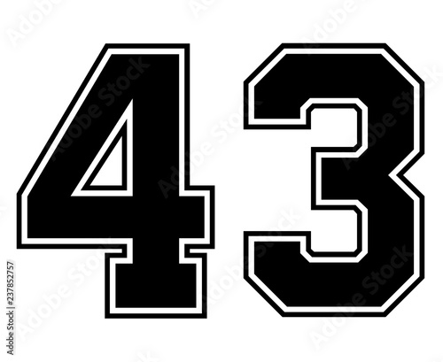 43 jersey number
