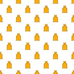 Poster - Packing bag pattern. Cartoon illustration of packing bag vector pattern for web