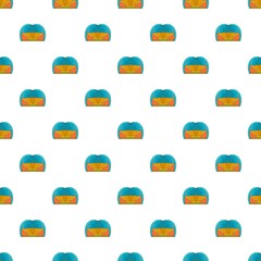 Poster - indoor stadium pattern. cartoon illustration of indoor stadium vector pattern for web