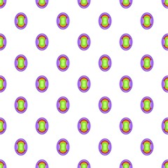 Poster - oval football stadium pattern. cartoon illustration of oval football stadium vector pattern for web