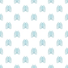 Poster - Ribs pattern. Cartoon illustration of ribs vector pattern for web