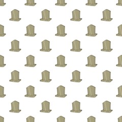 Poster - sepulchral monument pattern. cartoon illustration of sepulchral monument vector pattern for web