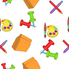 Poster - Education pattern. Cartoon illustration of education vector pattern for web