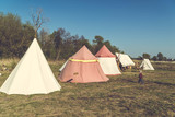 Fototapeta  - tent in the forest