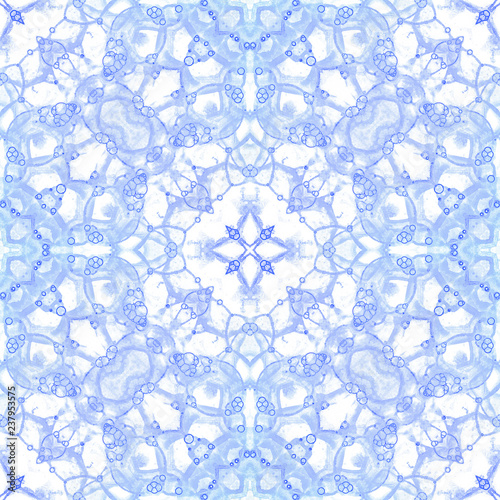 Fotografía Violet seamless pattern. Artistic delicate soap bu
