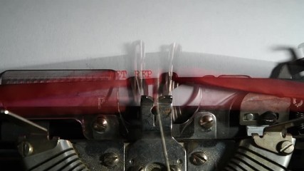 Poster - Typewriter vintage writing text 