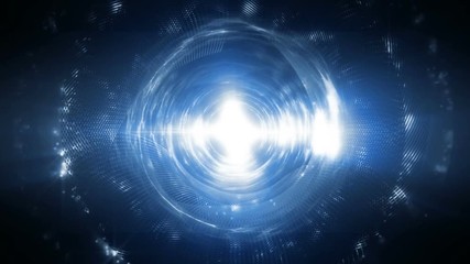 Wall Mural - abstract animation background shining light energy waves glowing splashes loop
