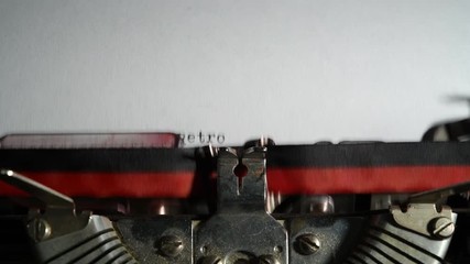 Poster - Typewriter vintage writing text 