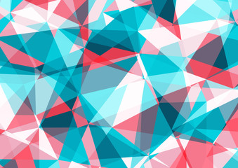 Wall Mural - Abstract geometric vector background, can be used for cover design, poster, advertising