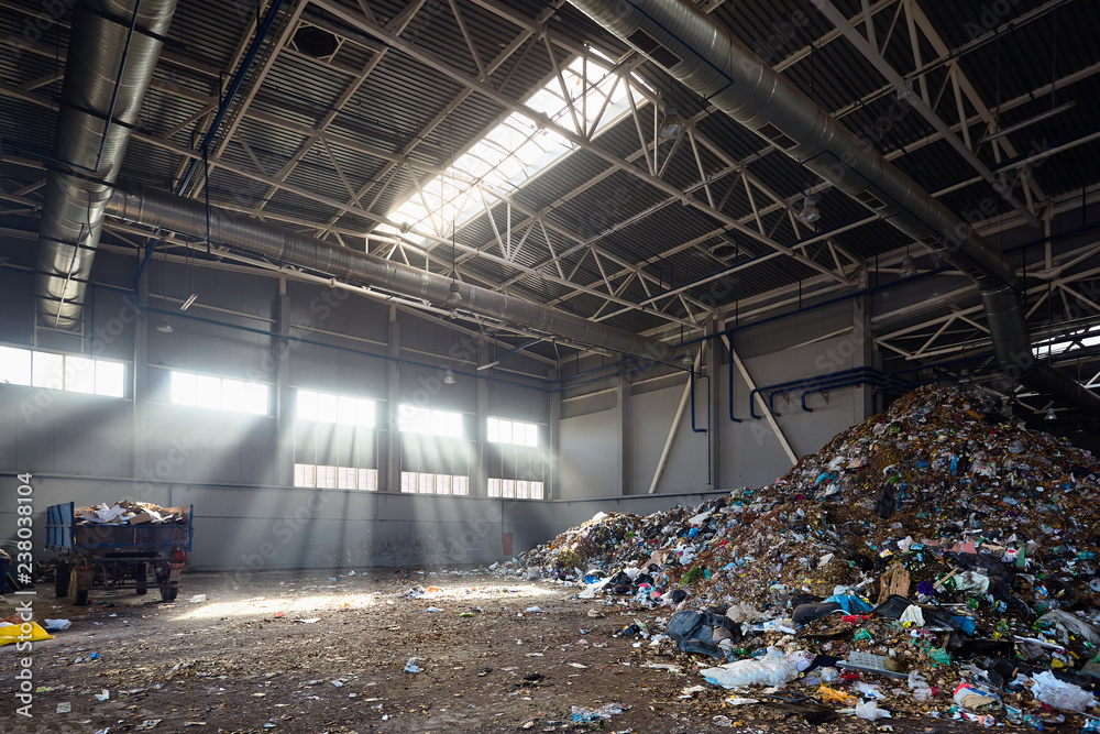 Modern plant for processing and sorting of municipal urban waste ...
