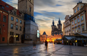 Wall Mural - Prague Old Town square