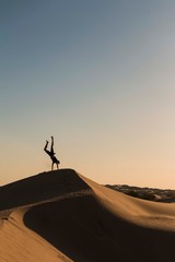 Wall Mural - Algadona Dunes in California with a beautiful summer sunset