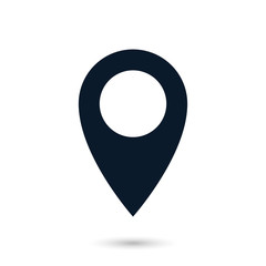 Canvas Print - pin map icon. vector illustration