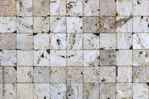White Squares Masonry Tiles Texture Stone Bricks Cladding