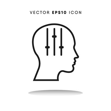 Manipulation vector icon