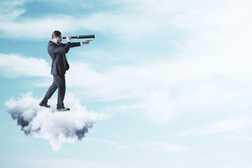 Aufkleber - Vision and success concept