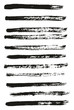 © Bakai - Paint Brush Thin Lines High Detail Abstract Vector Background Set 11