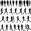 © Bokica - runners silhouettes collection
